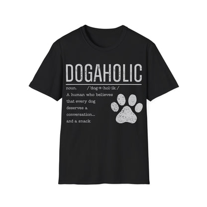 Dogaholic Definition T-Shirt