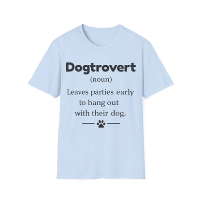 Dogtrovert Definition T-Shirt