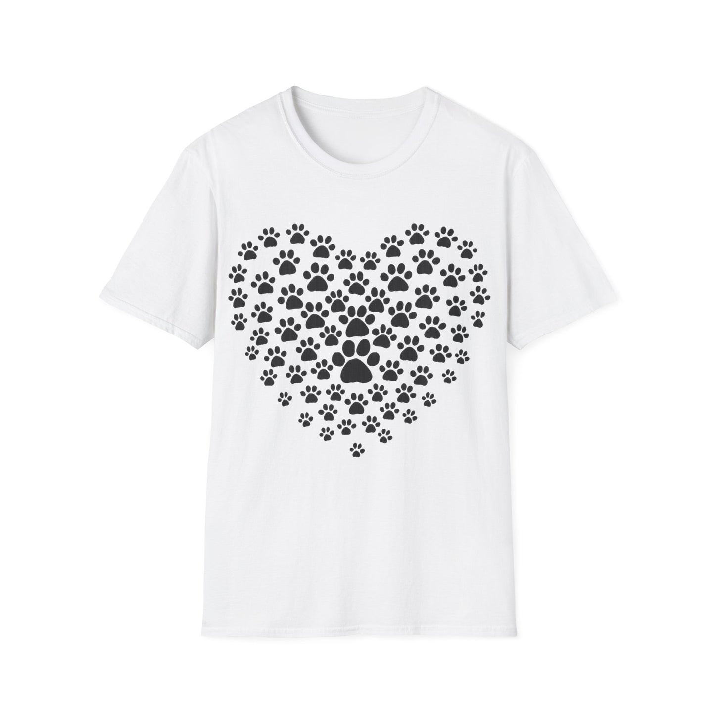 Heart of Paw Prints  T-Shirt