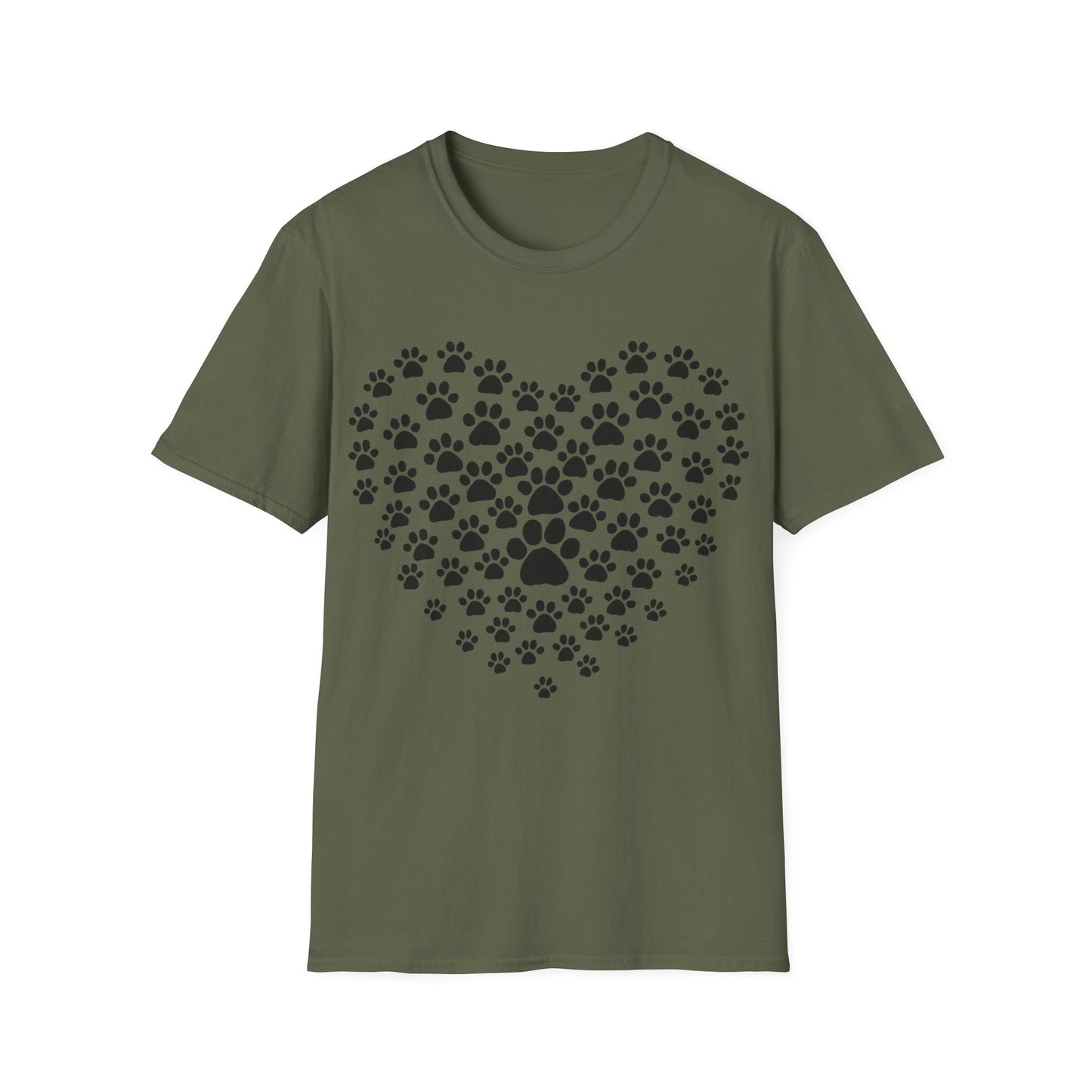 Heart of Paw Prints  T-Shirt