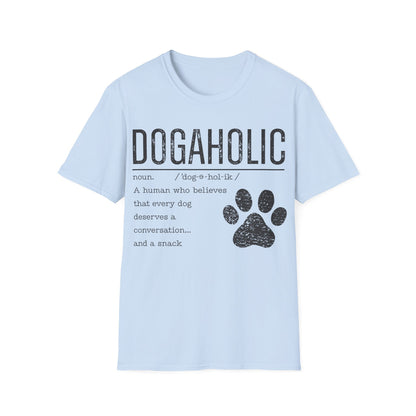 Dogaholic Definition T-Shirt