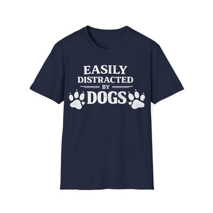 Easily Distracted by Dogs T-Shirt