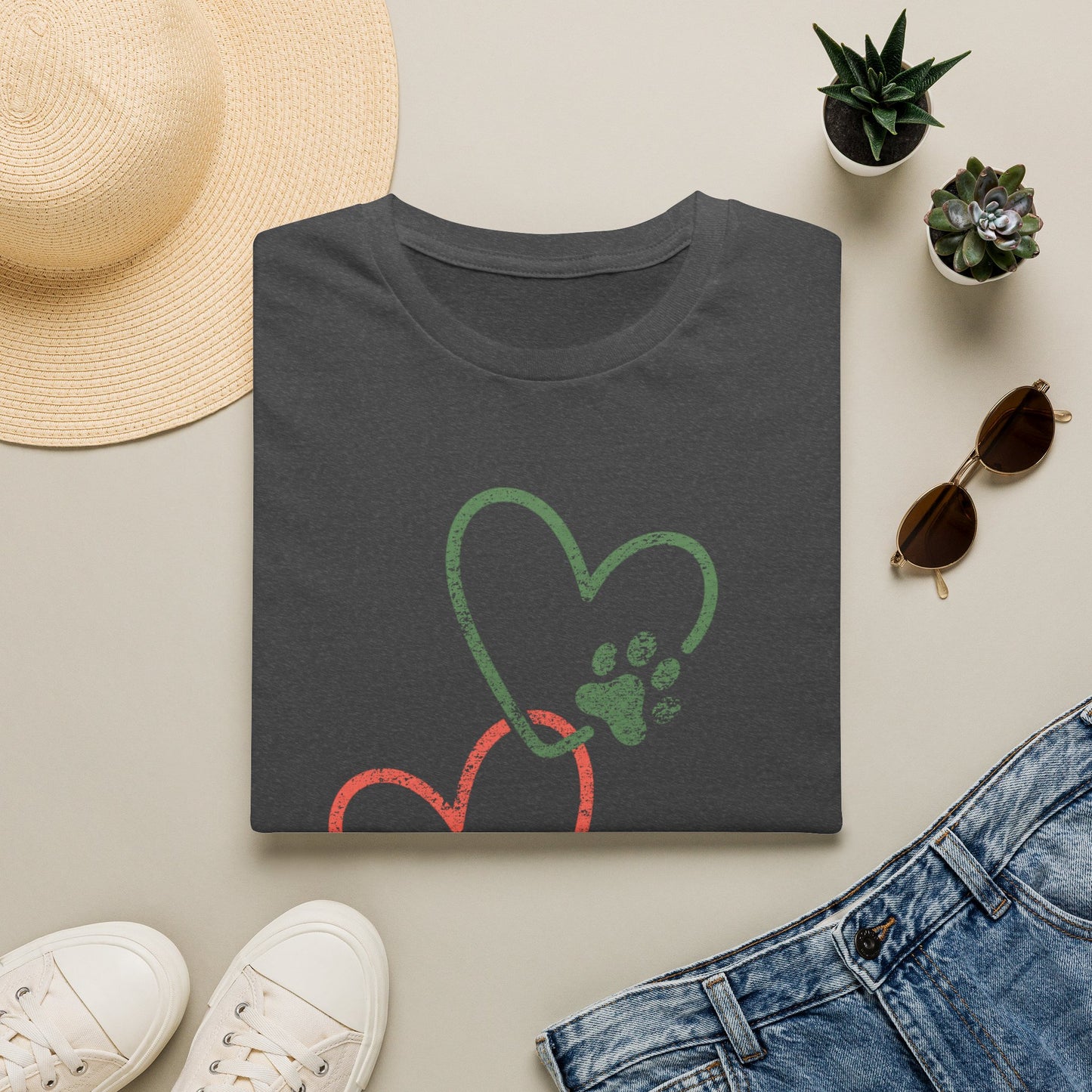 Love Paw Print T-Shirt