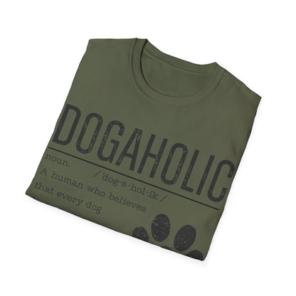 Dogaholic Definition T-Shirt