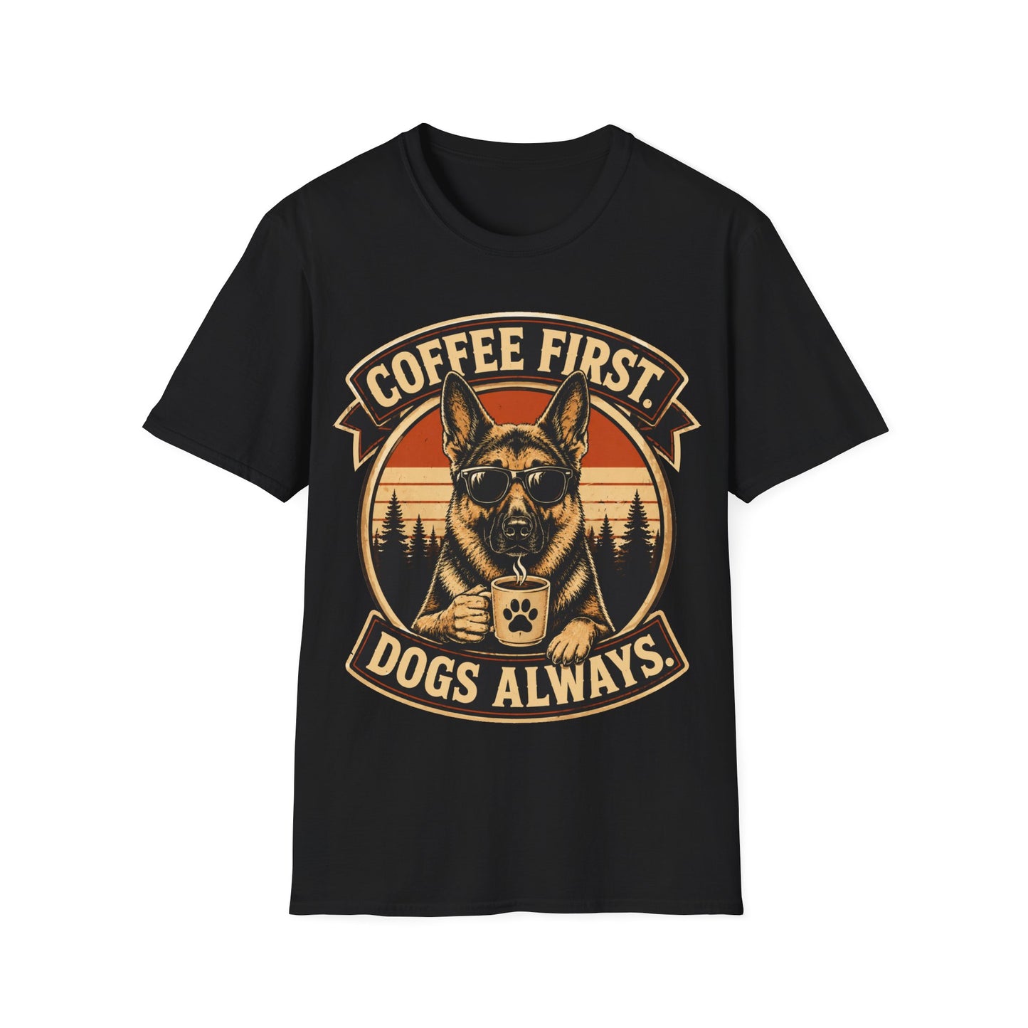 Coffee and Dogs T-Shirt