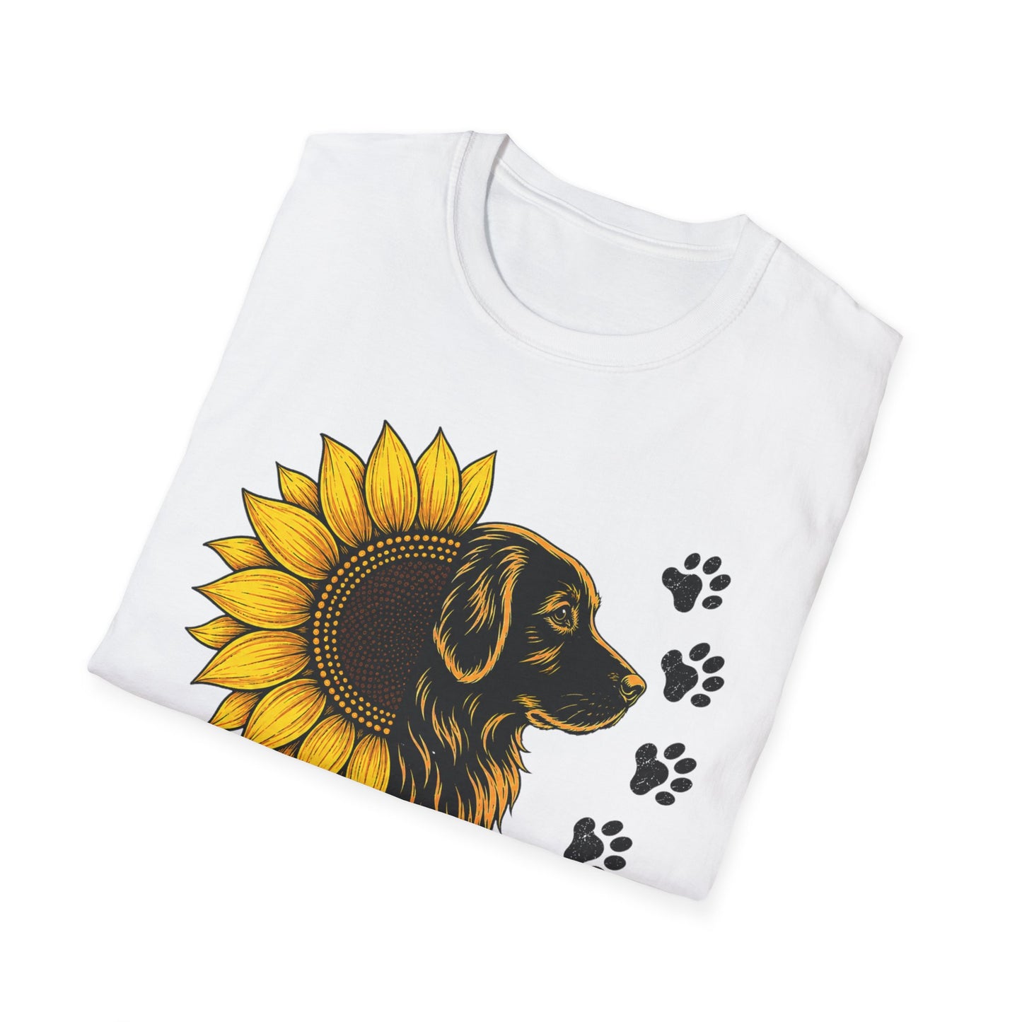 Sunflower Paw Prints T-Shirt