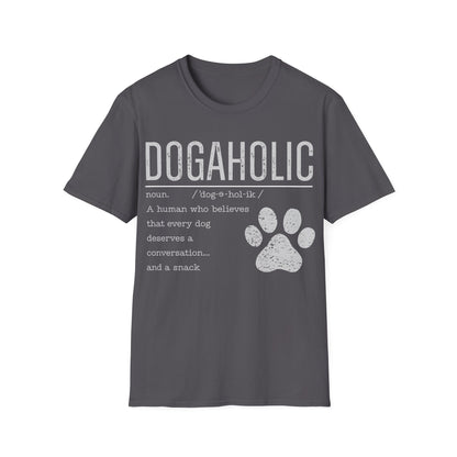 Dogaholic Definition T-Shirt