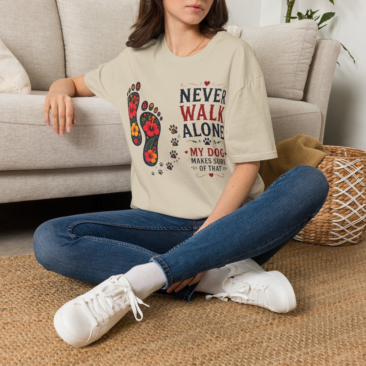 Never Alone Dog T-Shirt