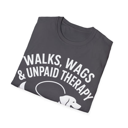 Walks,Wags and Woofs T-Shirt