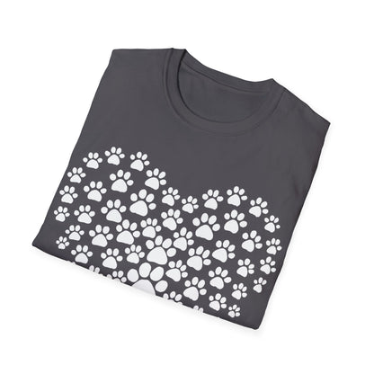 Heart of Paw Prints  T-Shirt