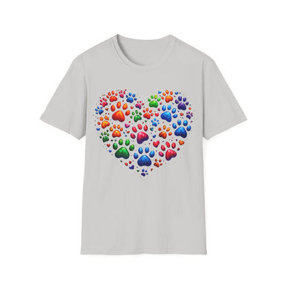 Heart of Paws in 3D T-Shirt