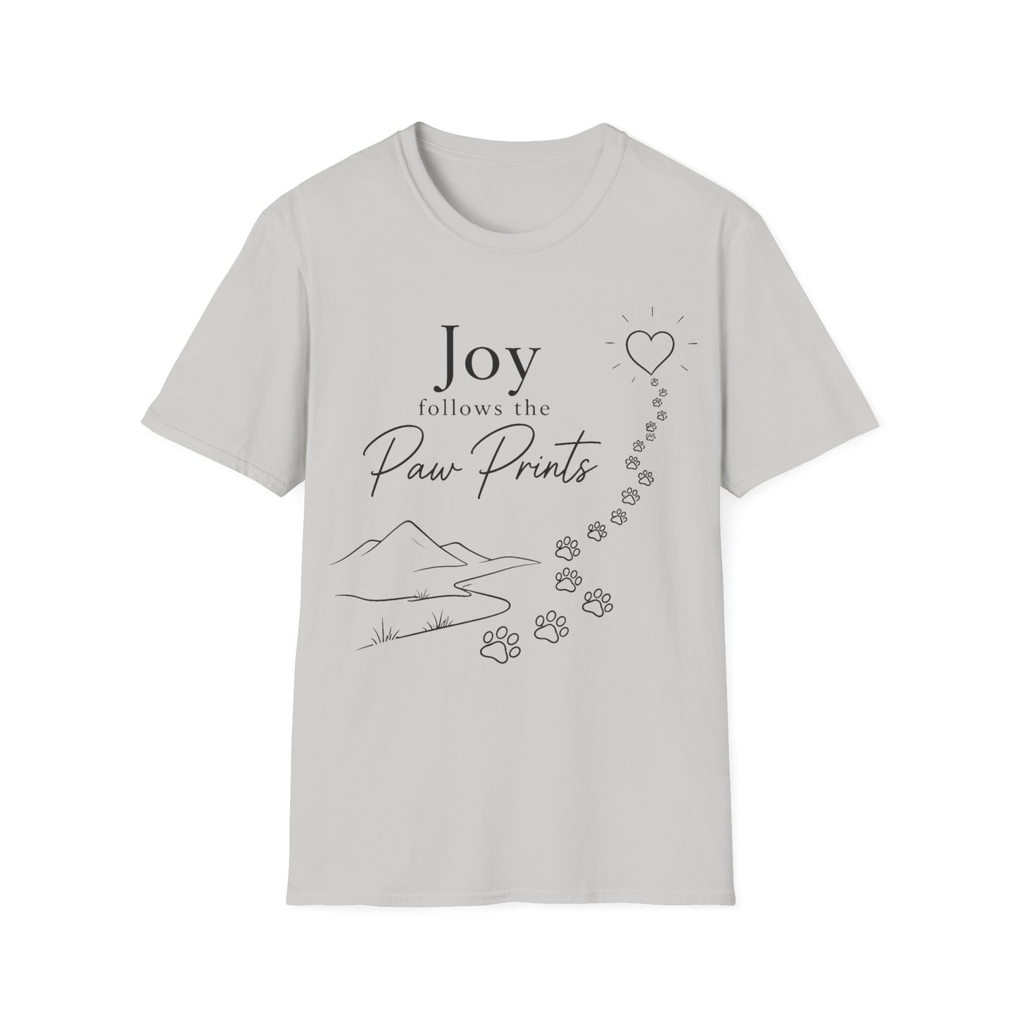 Joy Follows Pawprints T-Shirt