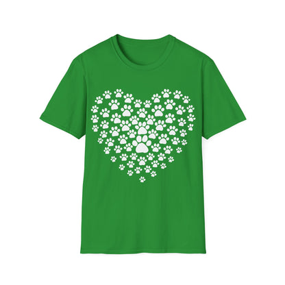 Heart of Paw Prints  T-Shirt