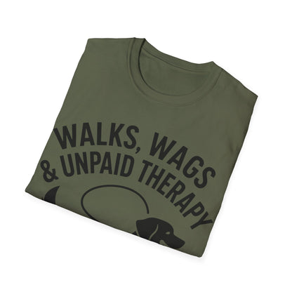 Walks,Wags and Woofs T-Shirt