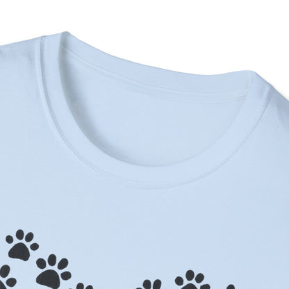 Heart of Paw Prints  T-Shirt