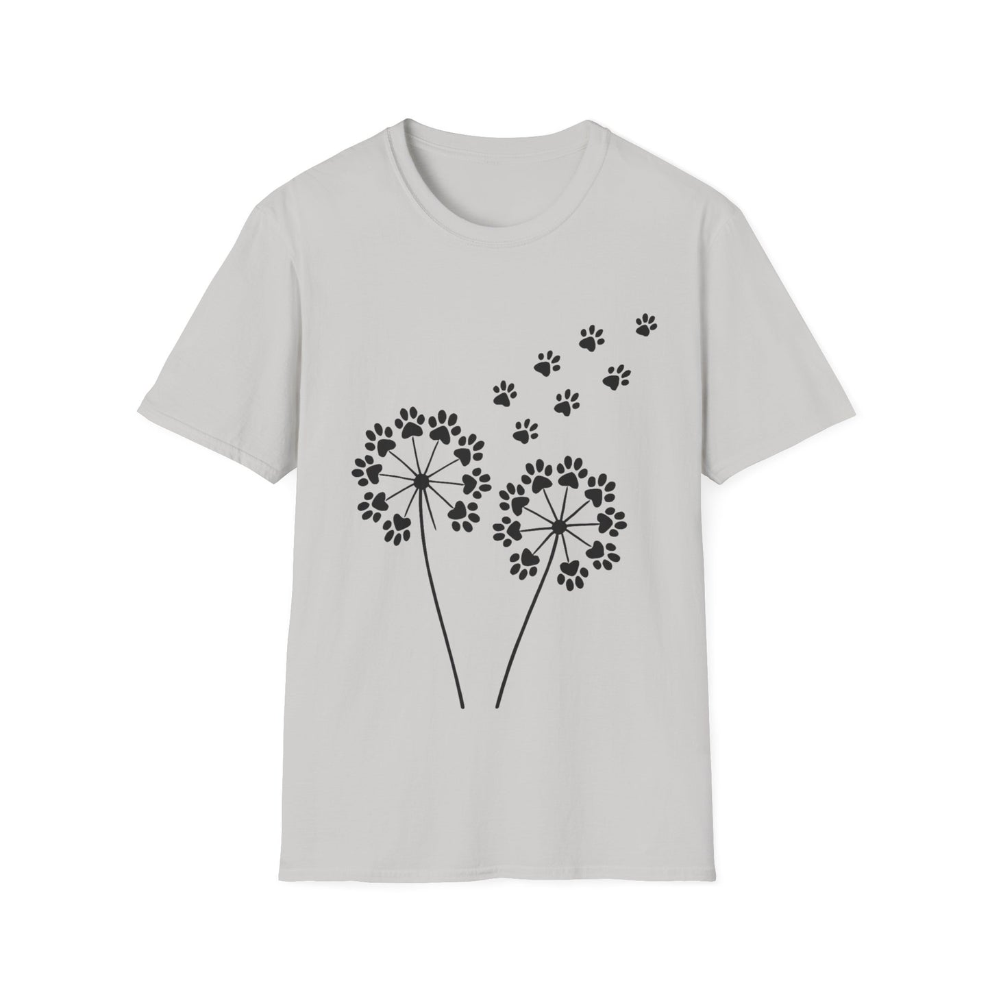 Dandelion Paw Prints T-Shirt