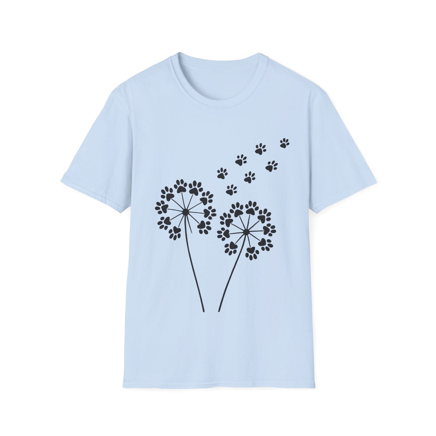 Dandelion Paw Prints T-Shirt