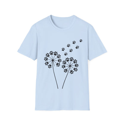 Dandelion Paw Prints T-Shirt