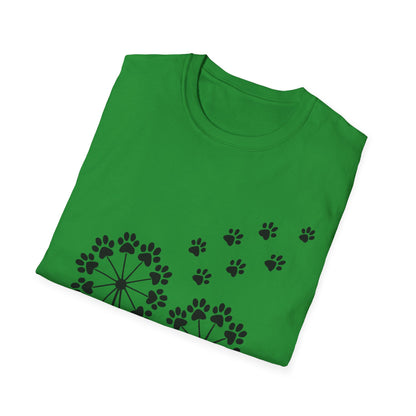 Dandelion Paw Prints T-Shirt