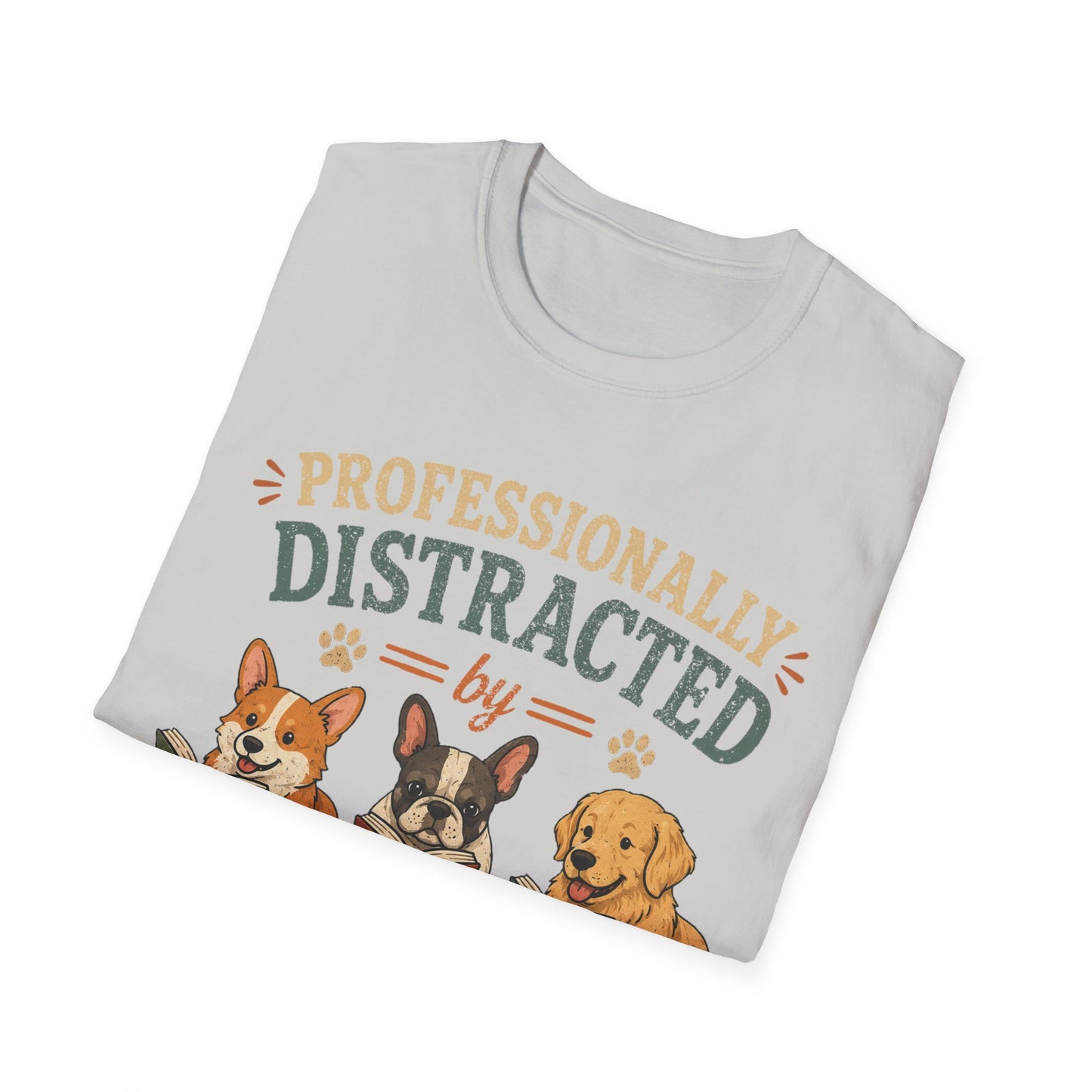 Love Reading and Dogs T-Shirt