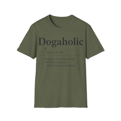 Dogaholic Definition T-Shirt