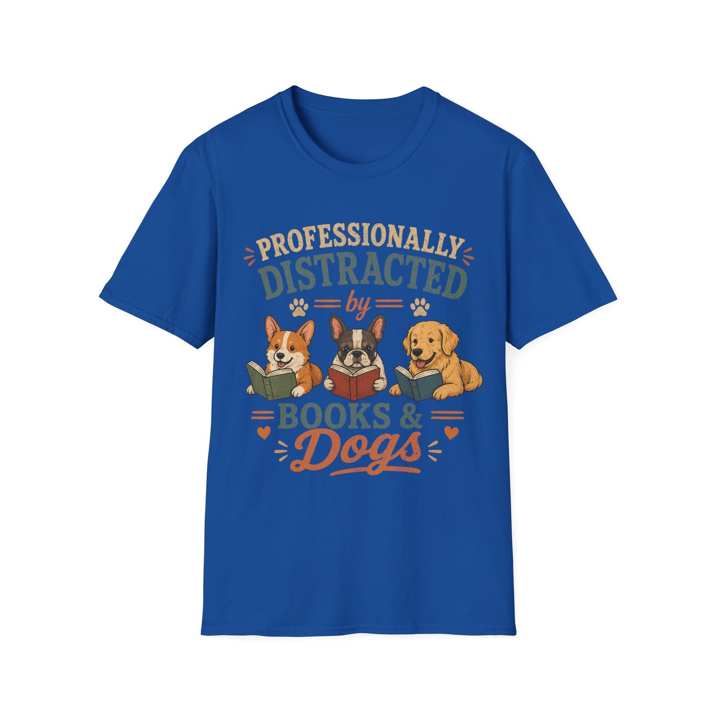 Love Reading and Dogs T-Shirt