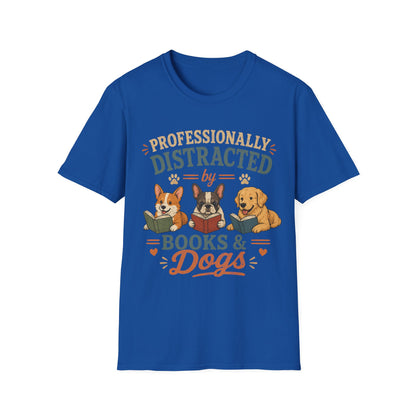 Love Reading and Dogs T-Shirt