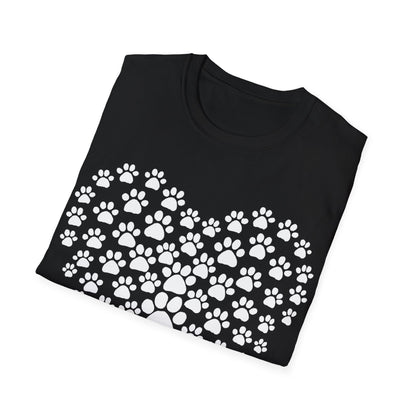 Heart of Paw Prints  T-Shirt