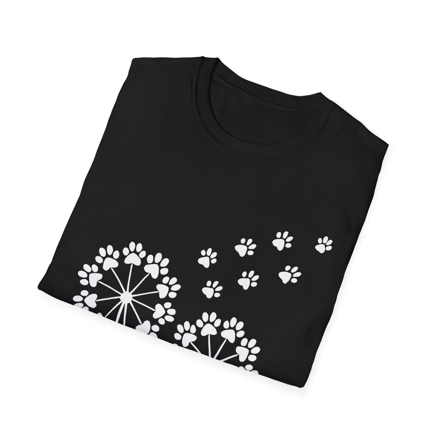 Dandelion Paw Prints T-Shirt