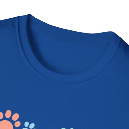 Rainbow Paw Heart T-Shirt