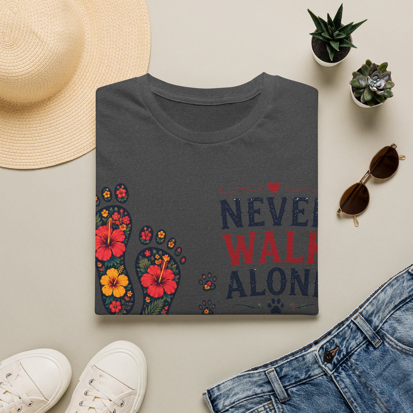 Never Alone Dog T-Shirt