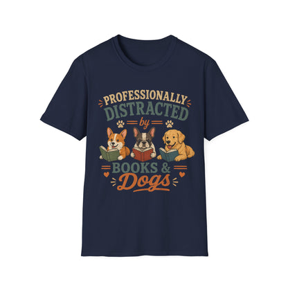 Love Reading and Dogs T-Shirt
