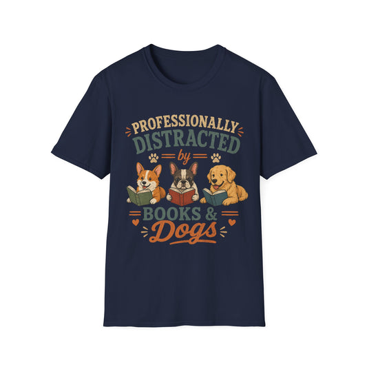 Love Reading and Dogs T-Shirt