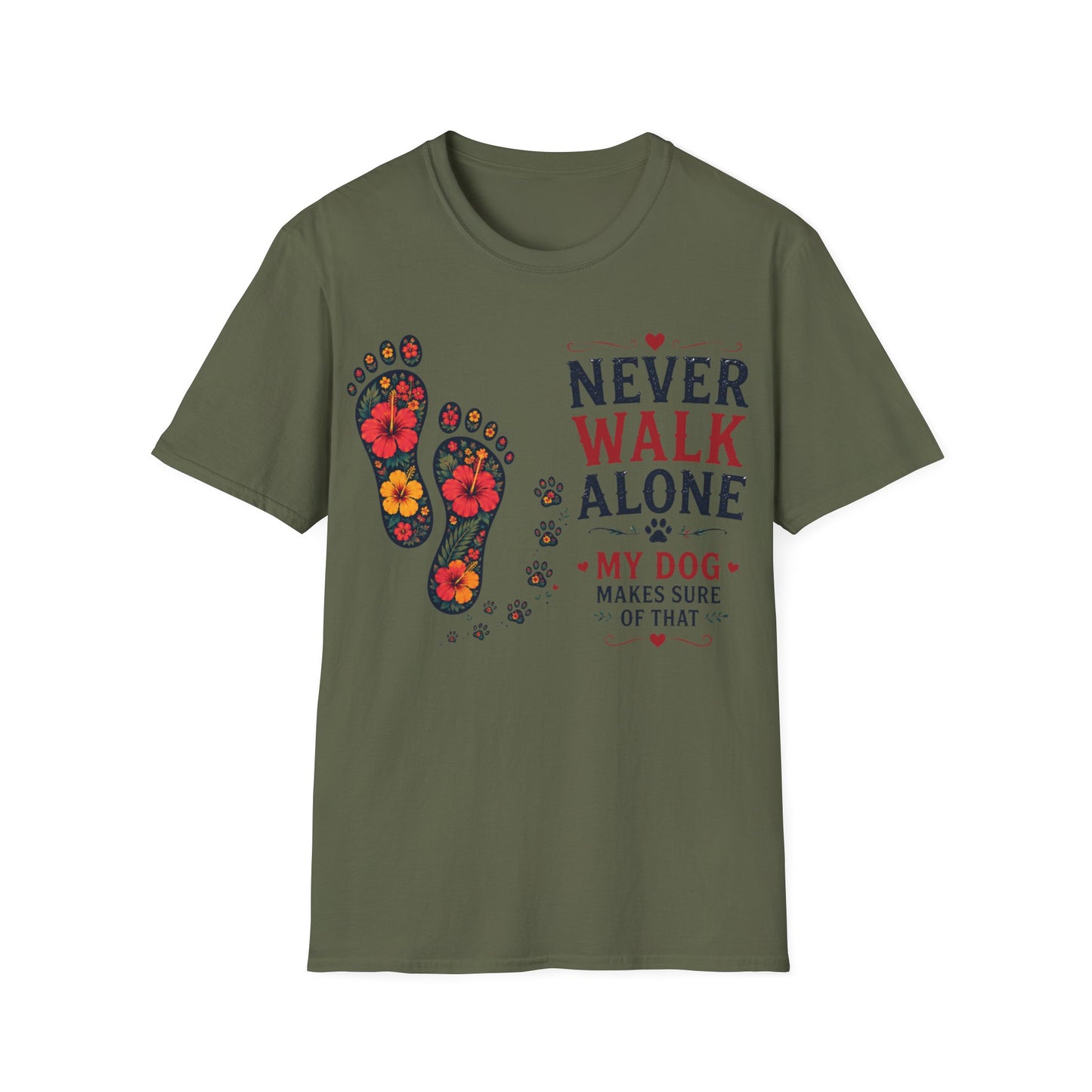 Never Alone Dog T-Shirt