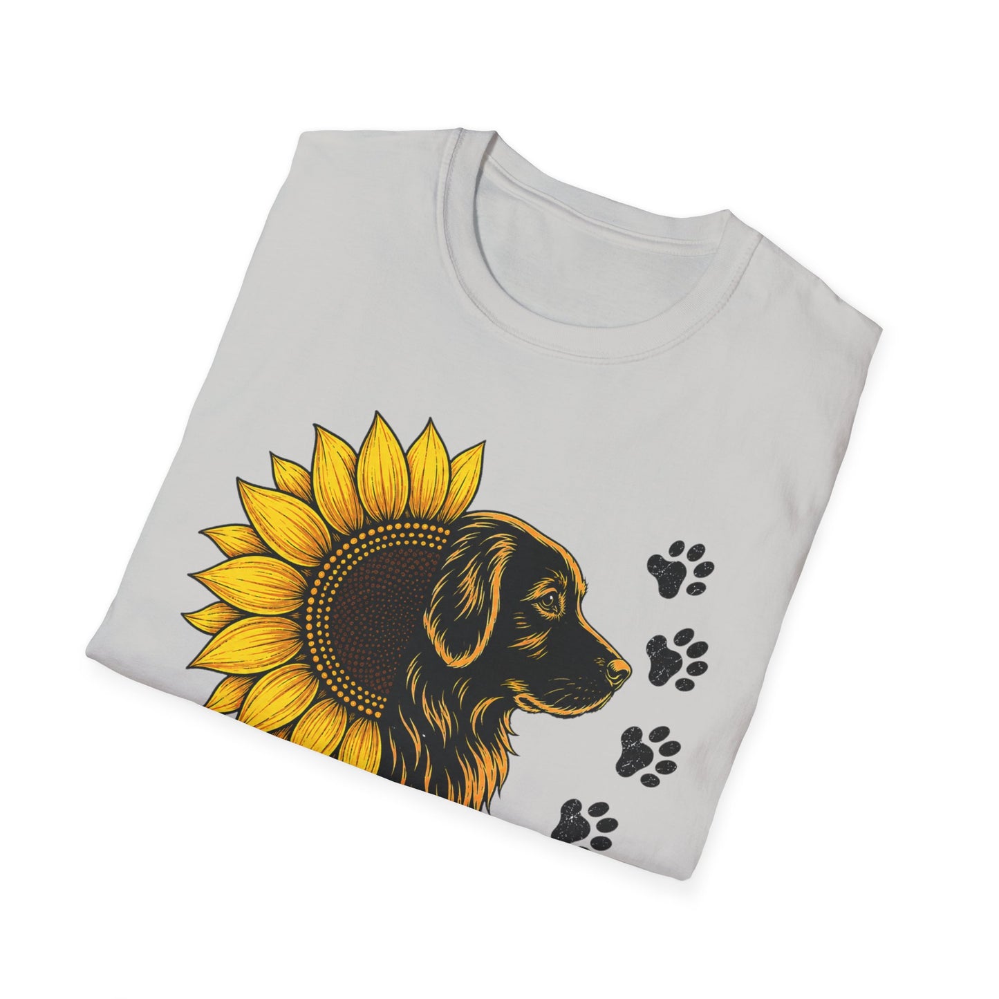 Sunflower Paw Prints T-Shirt