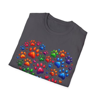Heart of Paws in 3D T-Shirt