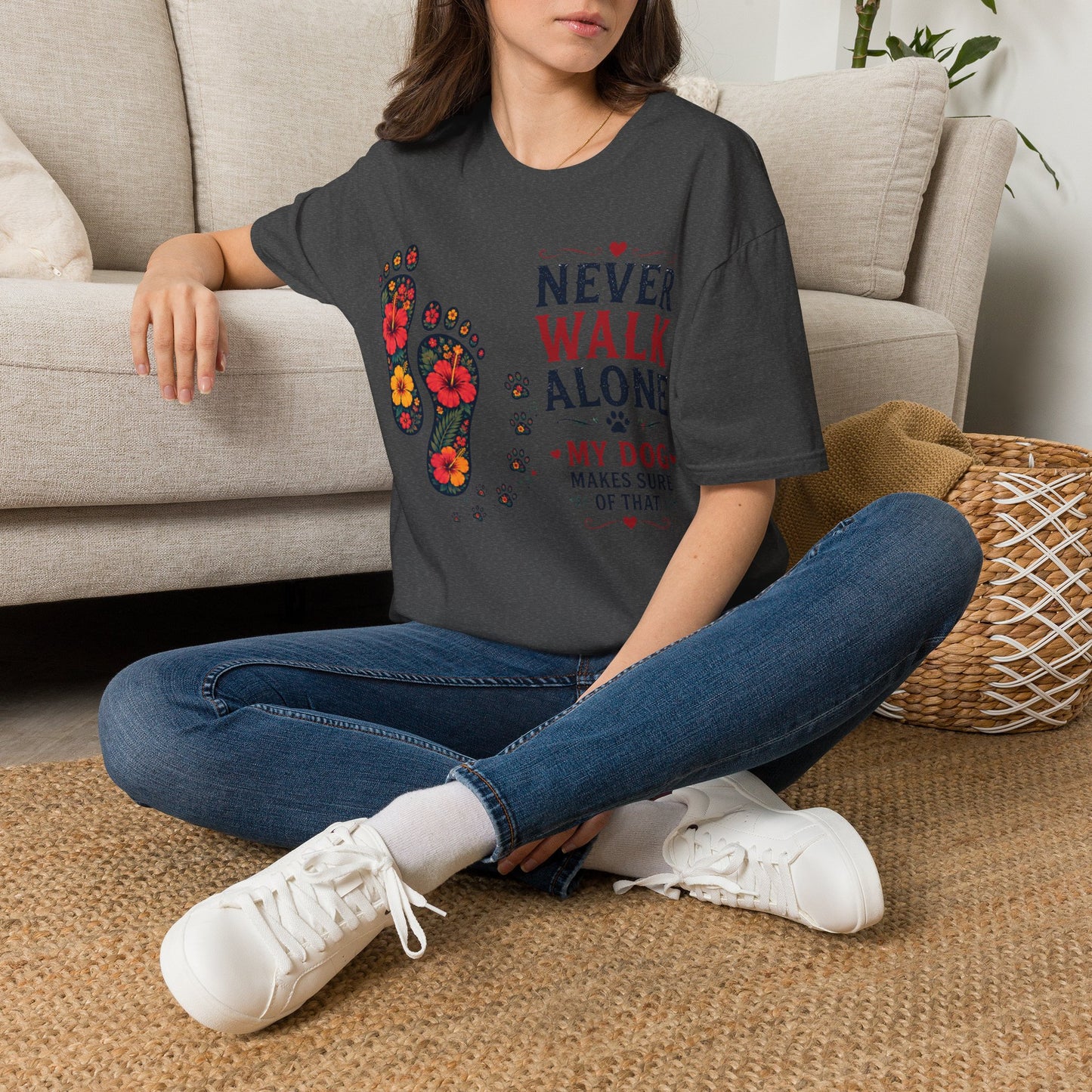 Never Alone Dog T-Shirt
