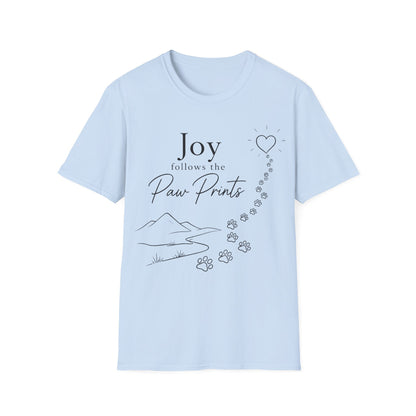 Joy Follows Pawprints T-Shirt