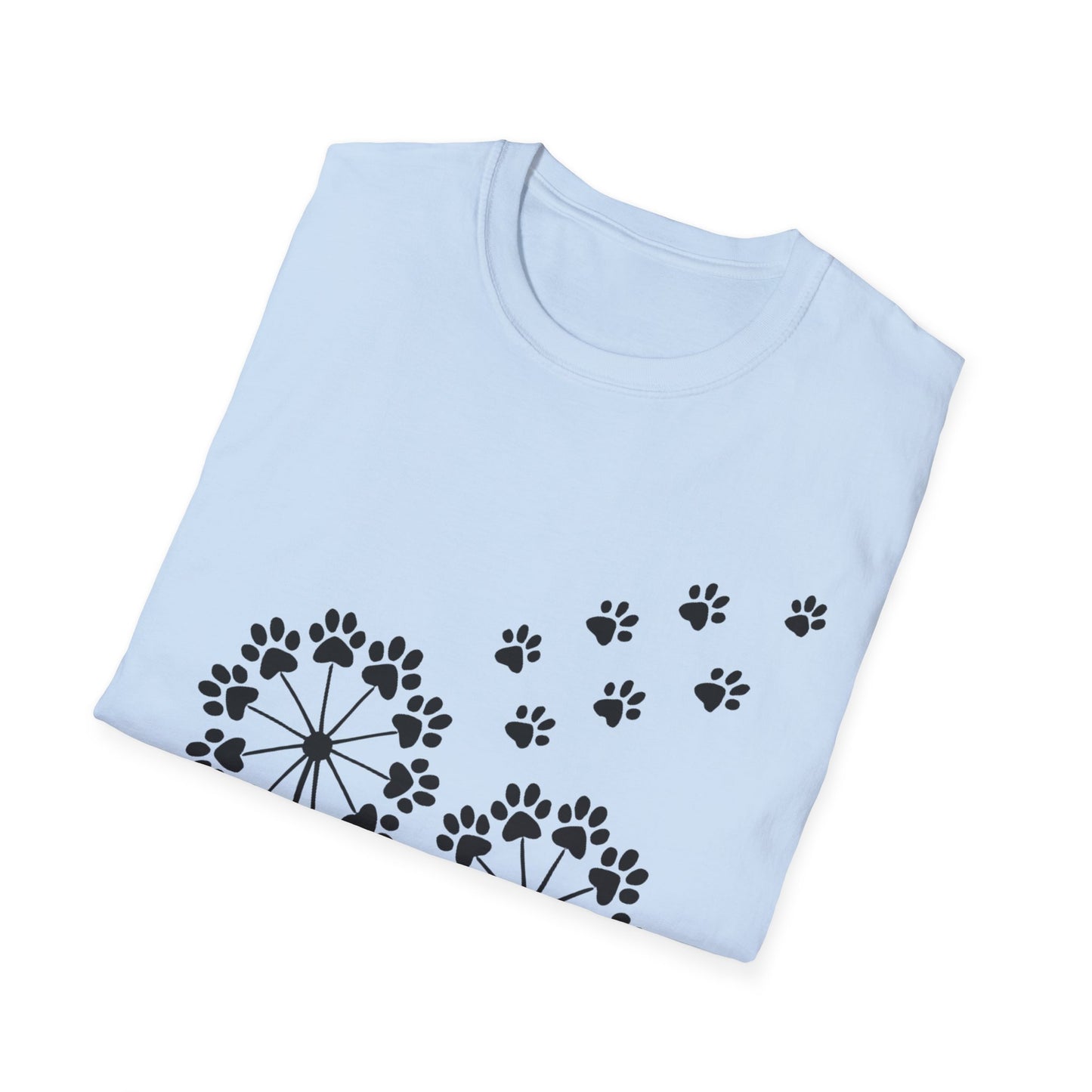 Dandelion Paw Prints T-Shirt