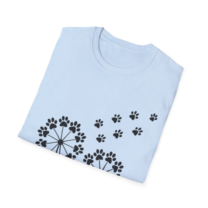 Dandelion Paw Prints T-Shirt