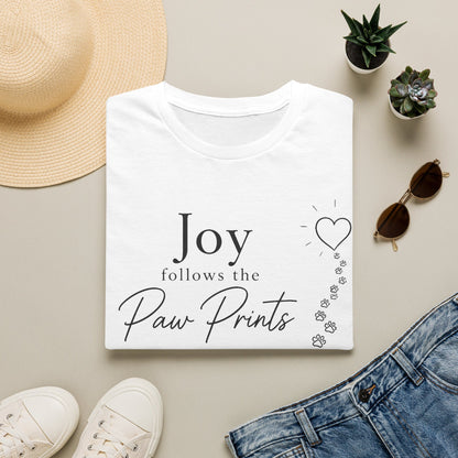 Joy Follows Pawprints T-Shirt