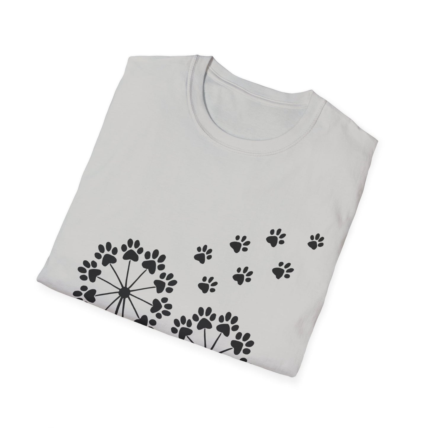 Dandelion Paw Prints T-Shirt