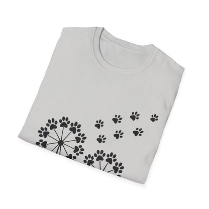 Dandelion Paw Prints T-Shirt