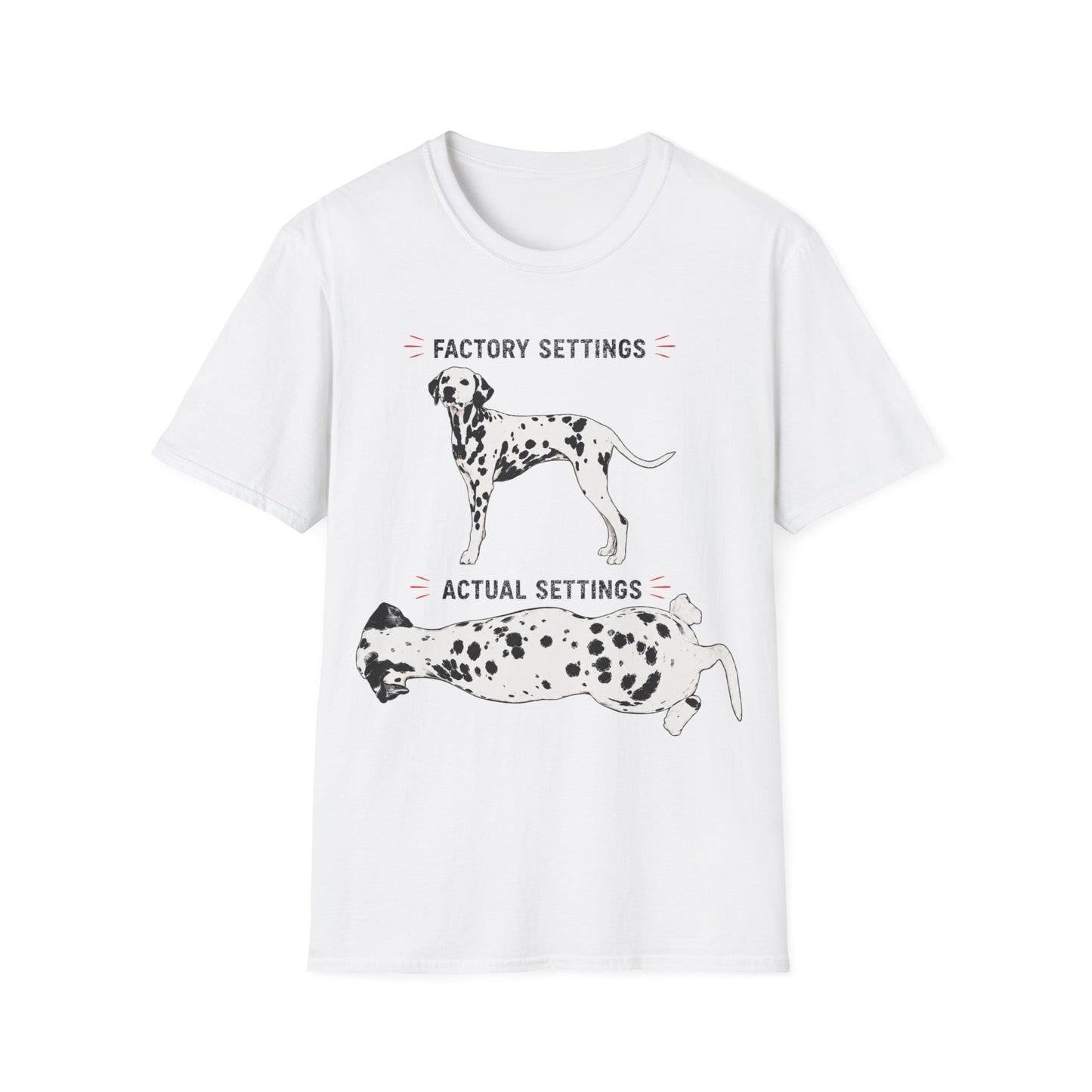 Dalmatian Setting Options T-Shirt