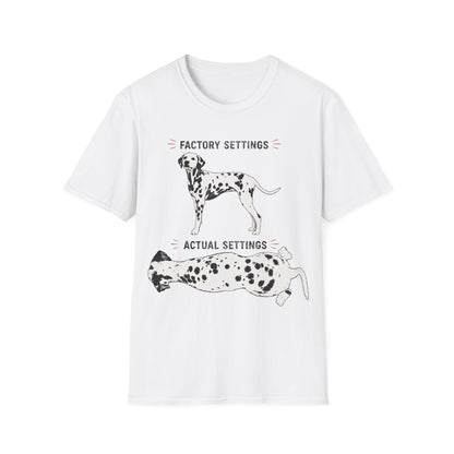 Dalmatian Setting Options T-Shirt