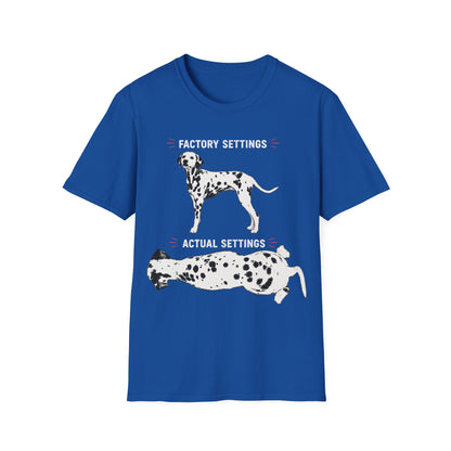 Dalmatian Setting Options T-Shirt