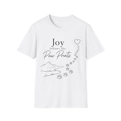 Joy Follows Pawprints T-Shirt