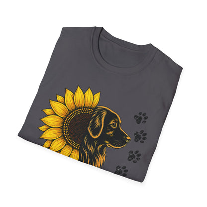 Sunflower Paw Prints T-Shirt