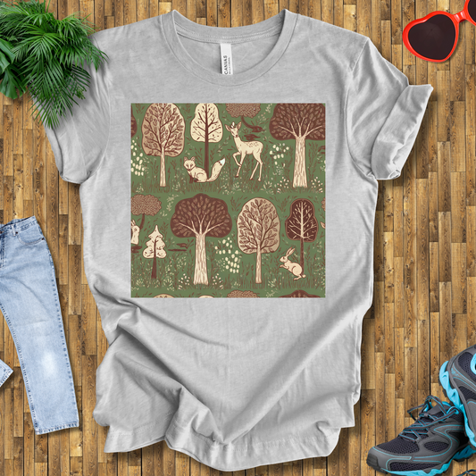 Trees and animals in natural setting T-Shirt