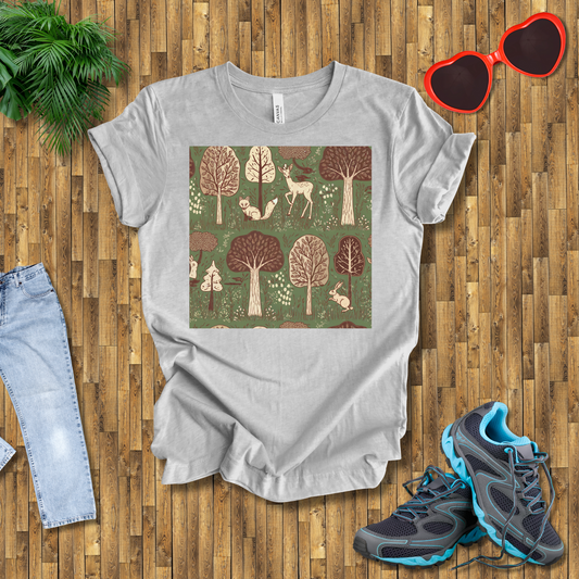 Trees and animals in natural setting T-Shirt